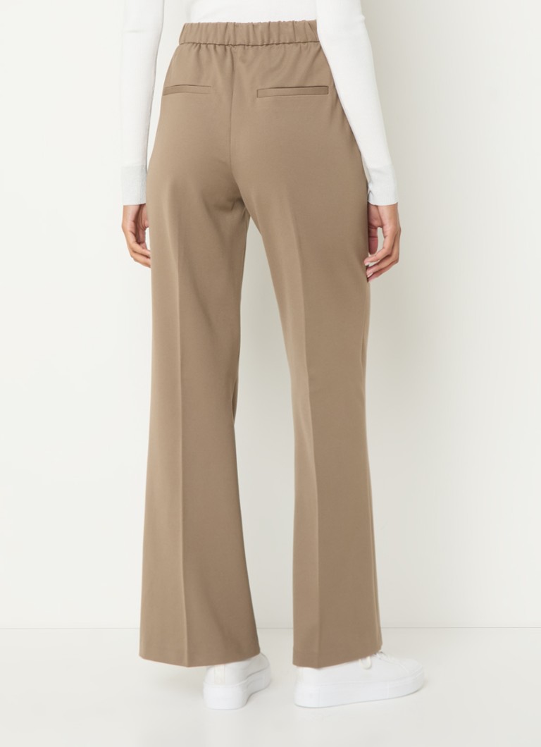 Calças Beaumont Hope de cintura alta e corte flare com bolsos laterais.