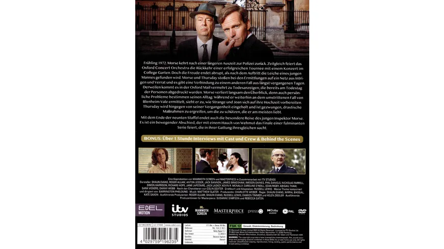 Der junge Inspektor Morse - Staffel 9  [2 DVDs]