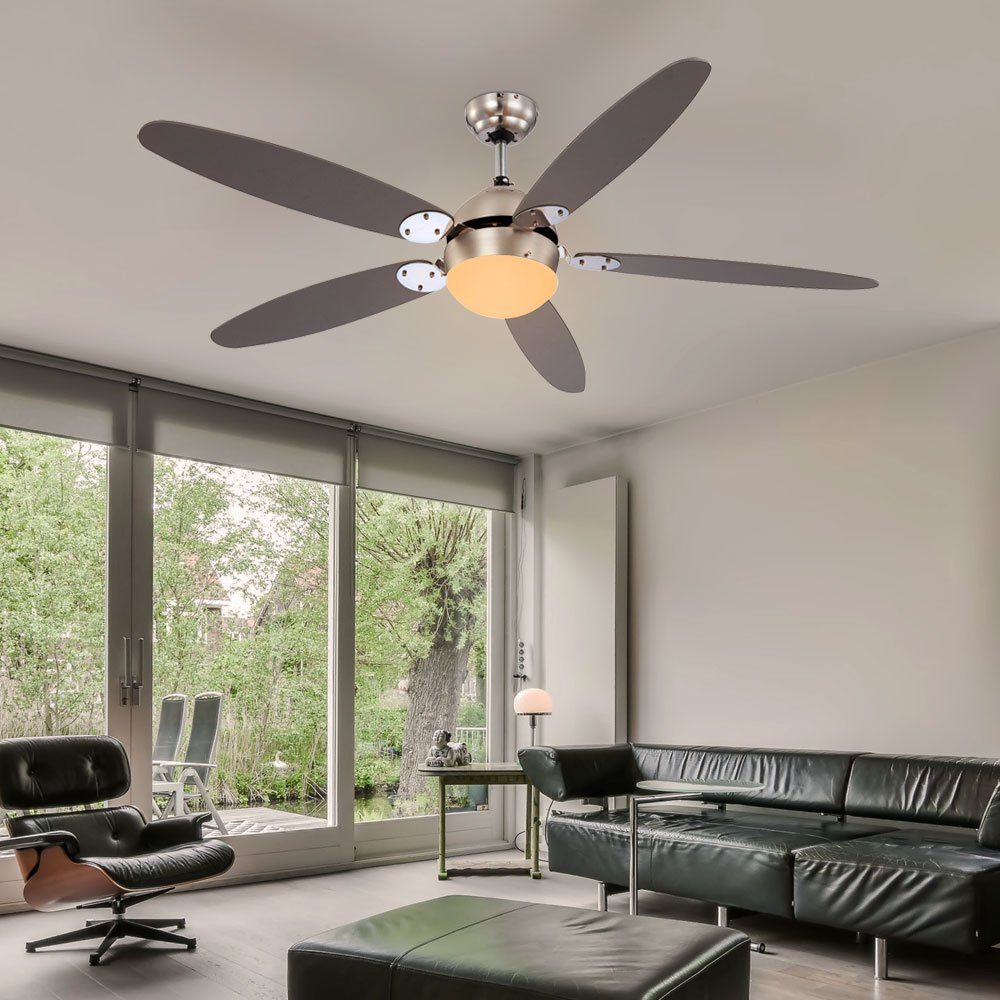 Globo Deckenventilator, Smart Home Decken Ventilator Alexa Google App Leuchte dimmbar im Set