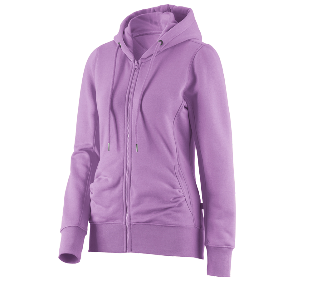 e.s. Hoody-Sweatjacke poly cotton, Damen