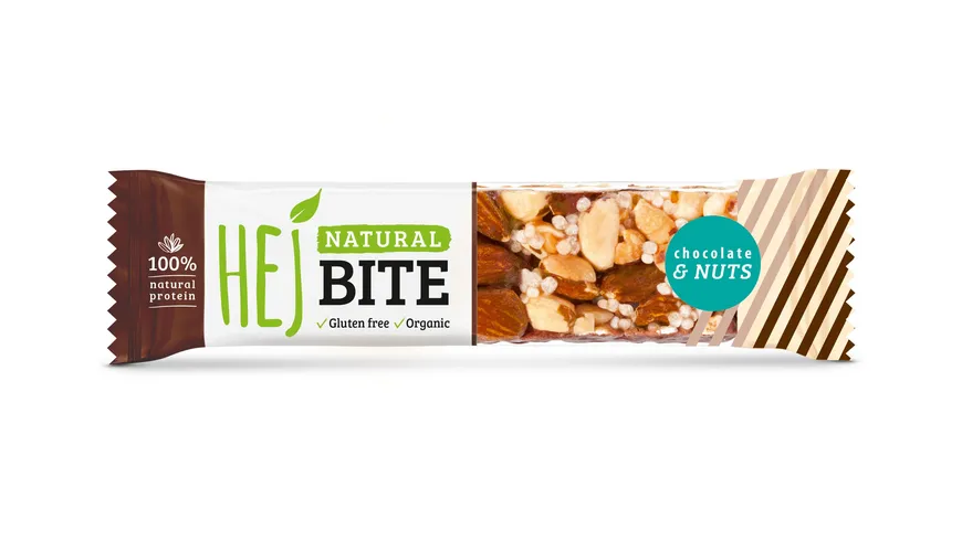 HEJ® Natural Bite Chocolate & Nuts 40 g