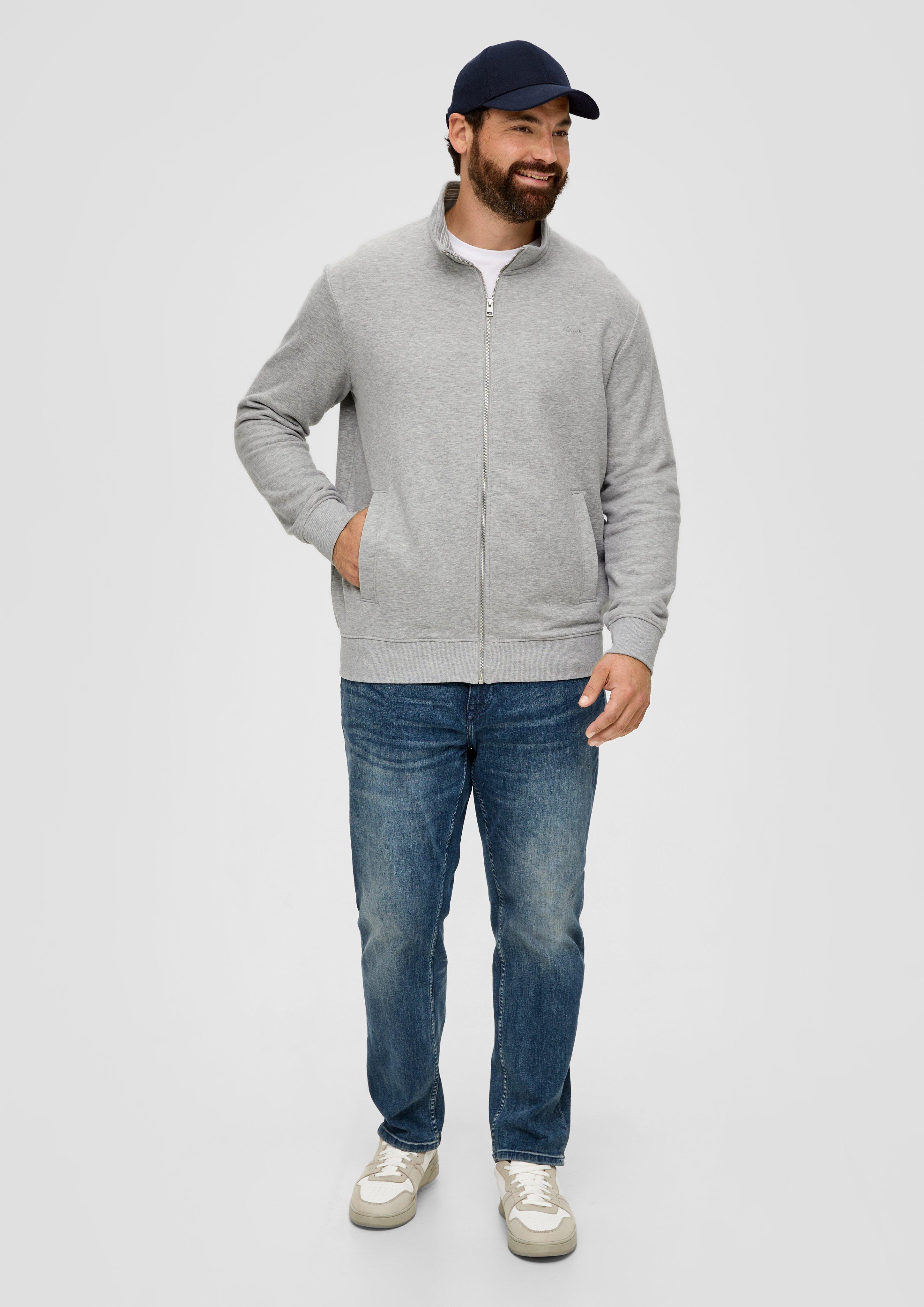 Sweatjacke mit Stehkragen  2139717-9400