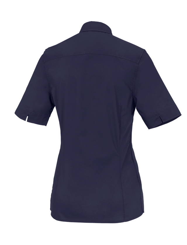 Business Bluse e.s.comfort, kurzarm