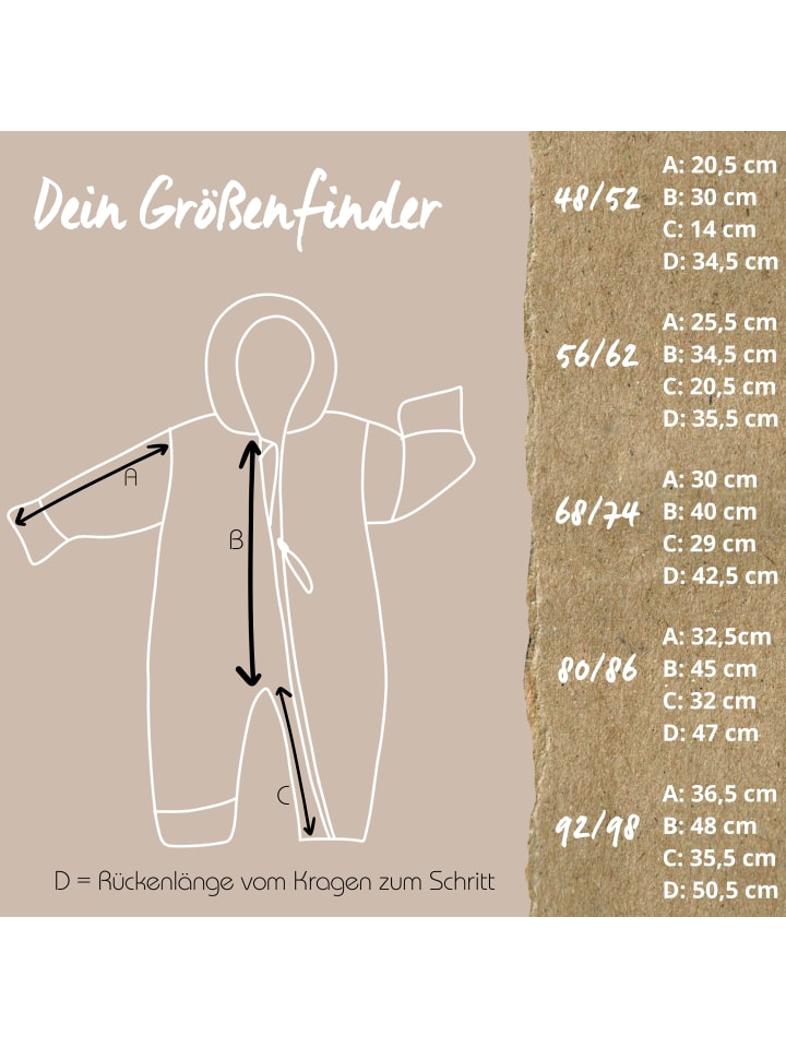 Hoppediz Overall Fleece-Overall mit Umschlagbündchen in ocean günstig kaufen