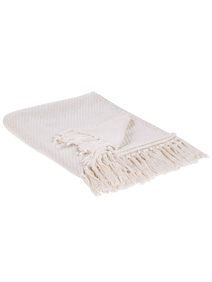 Beliani Kuscheldecke YARSA in Beige - (W) 125 x (H) 0.5 x (L) 150 cm günstig kaufen onesize