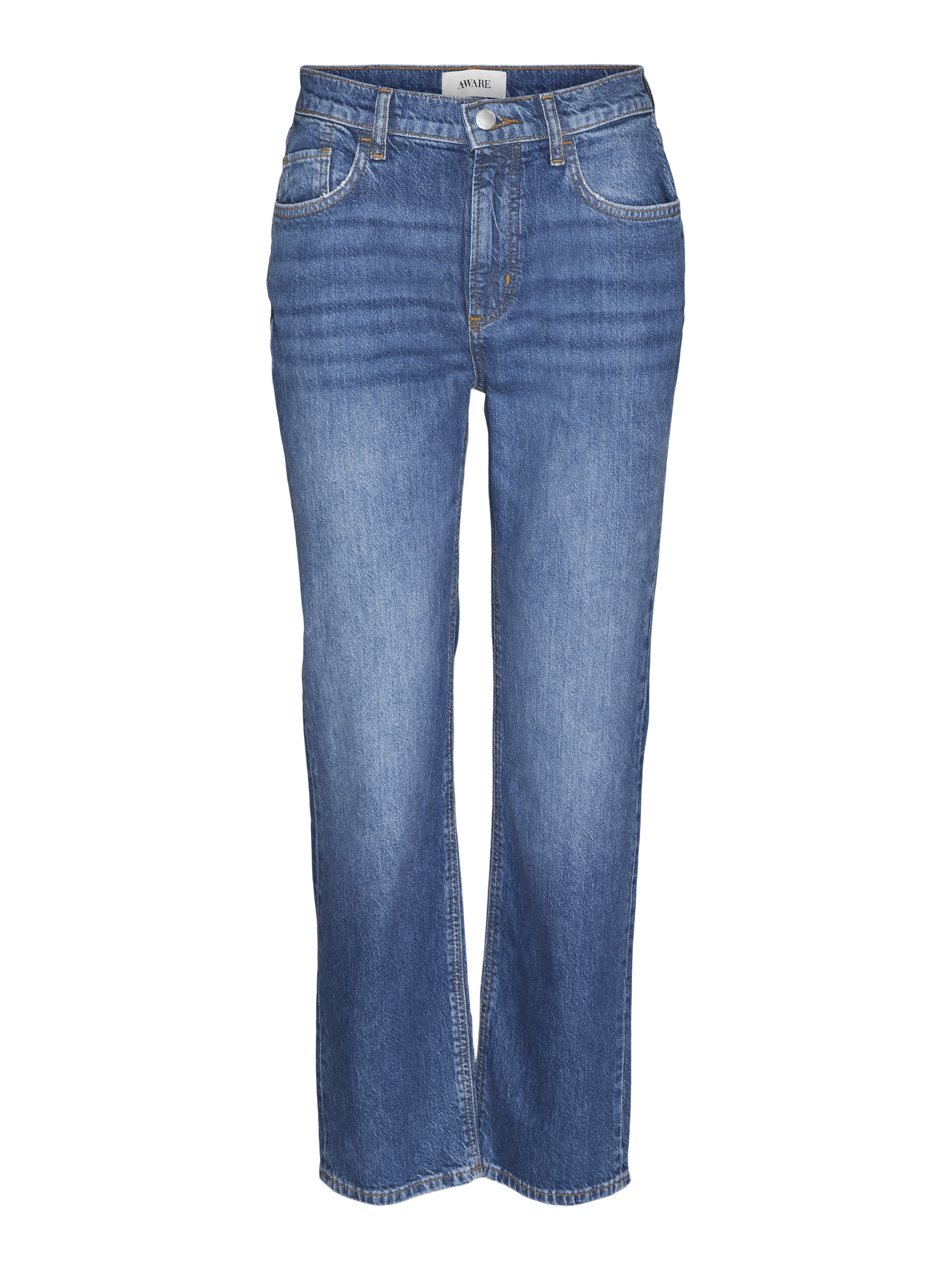 VMELIA Hohe Taille Gerade geschnitten Jeans