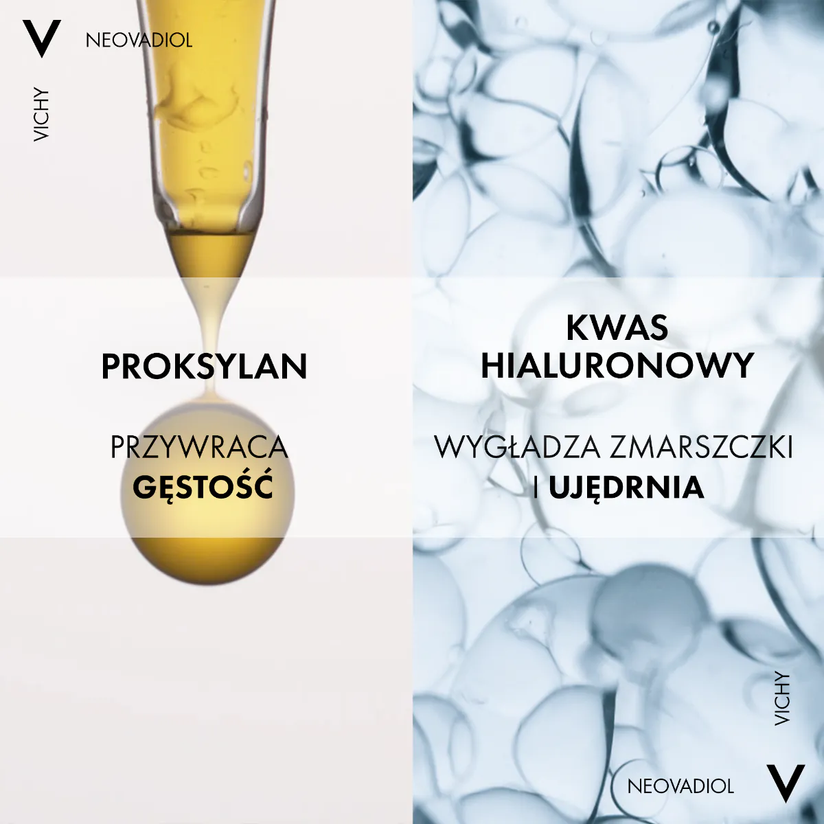 Vichy Neovadiol akių ir lūpų kremas prieš ir po menopauzės