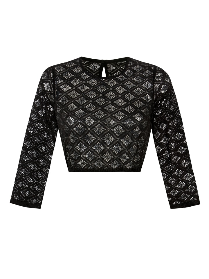 Stockerpoint Stockerpoint Dirndlbluse Holly in schwarz günstig kaufen