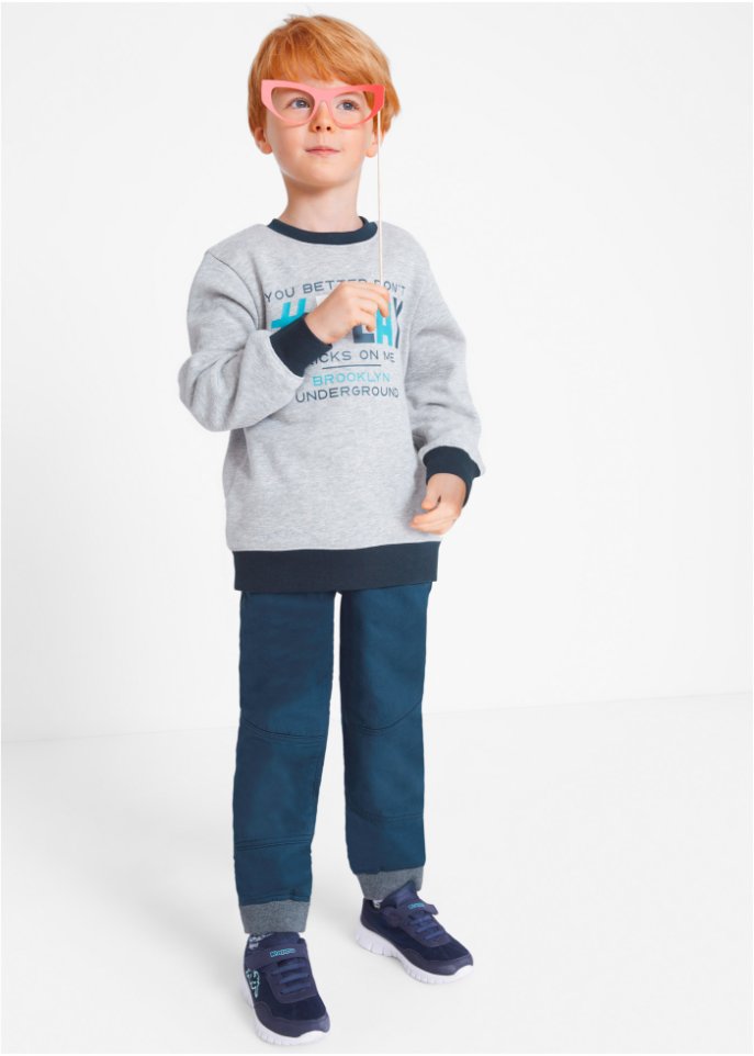 Jungen Thermohose mit Jerseyfutter, Regular Fit