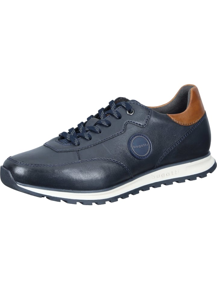 Bugatti Denim Schnürschuhe in blau günstig kaufen