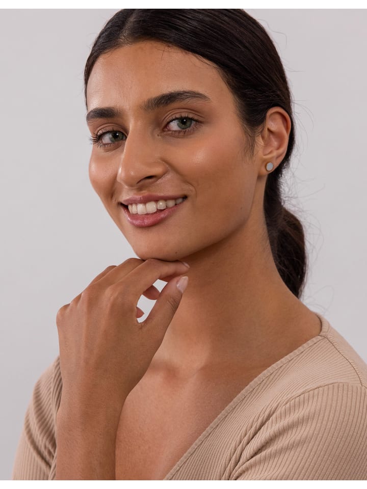 PURELEI Ohrstecker White Gloss in Rosegold günstig kaufen onesize