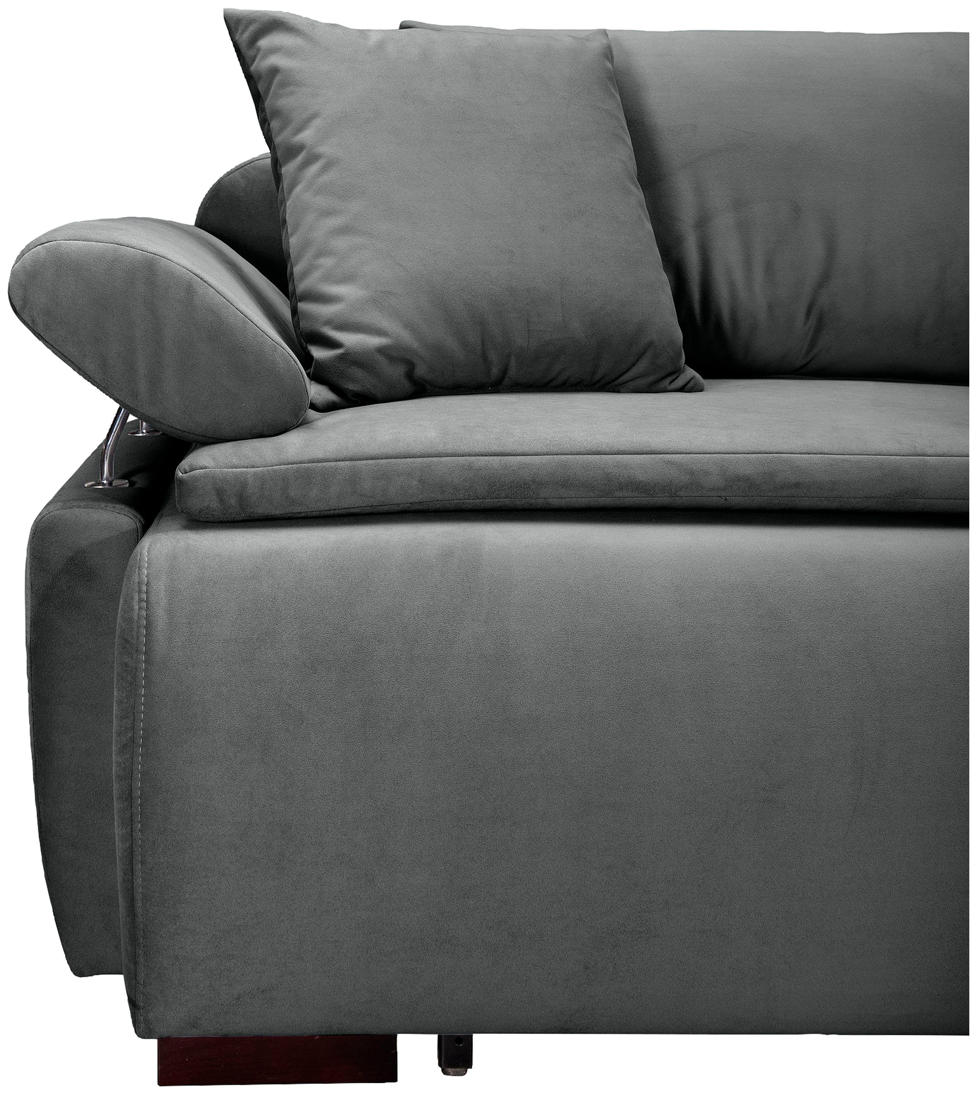 INOSIGN Schlafsofa Romeo, mit Boxspringaufbau, Bettfunktion & Bettkasten, Dauerschlafsofa
