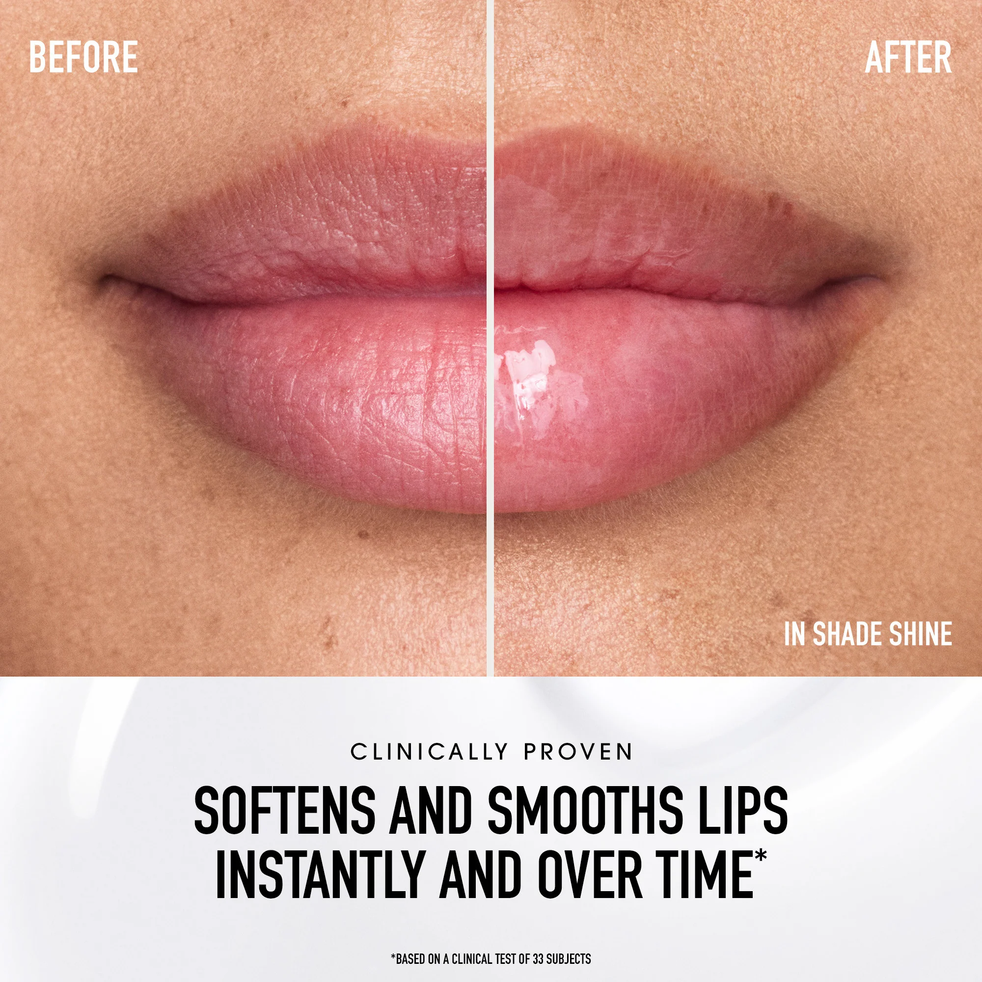 Aceite labial nutritivo con brillo