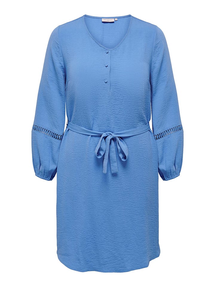 ONLY Carmakoma Kleid in Blau günstig kaufen