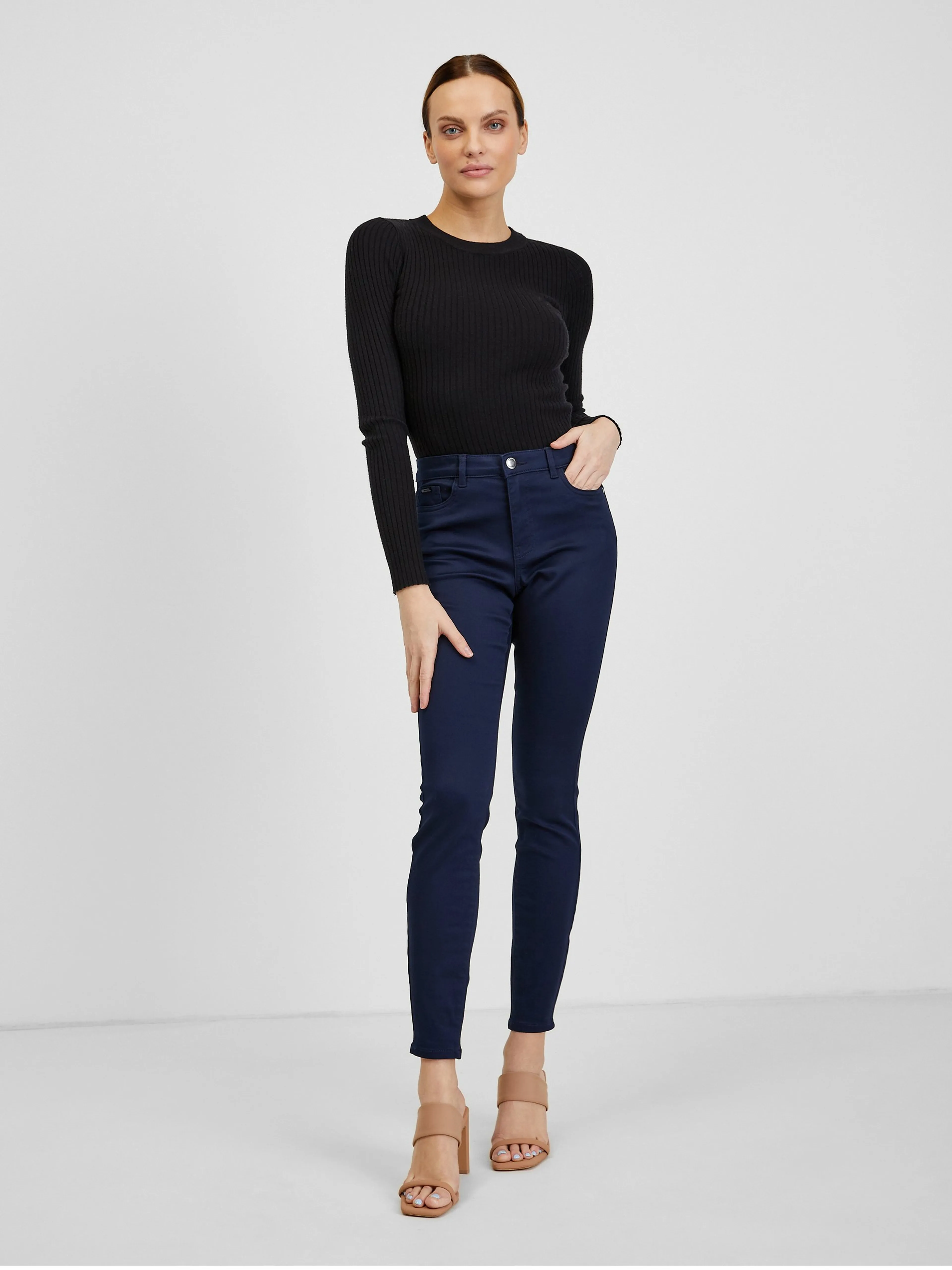 Dunkelblaue Damen Hose ORSAY
