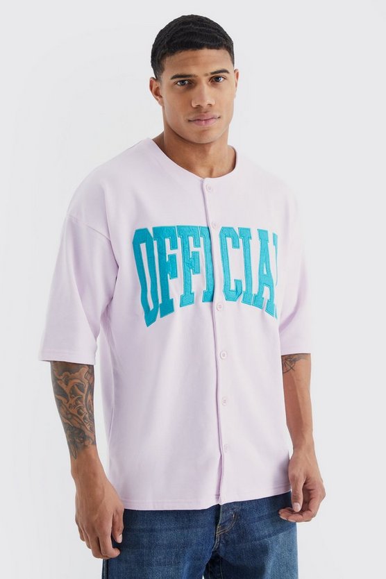 Oversize Official Baseball-Hemd
