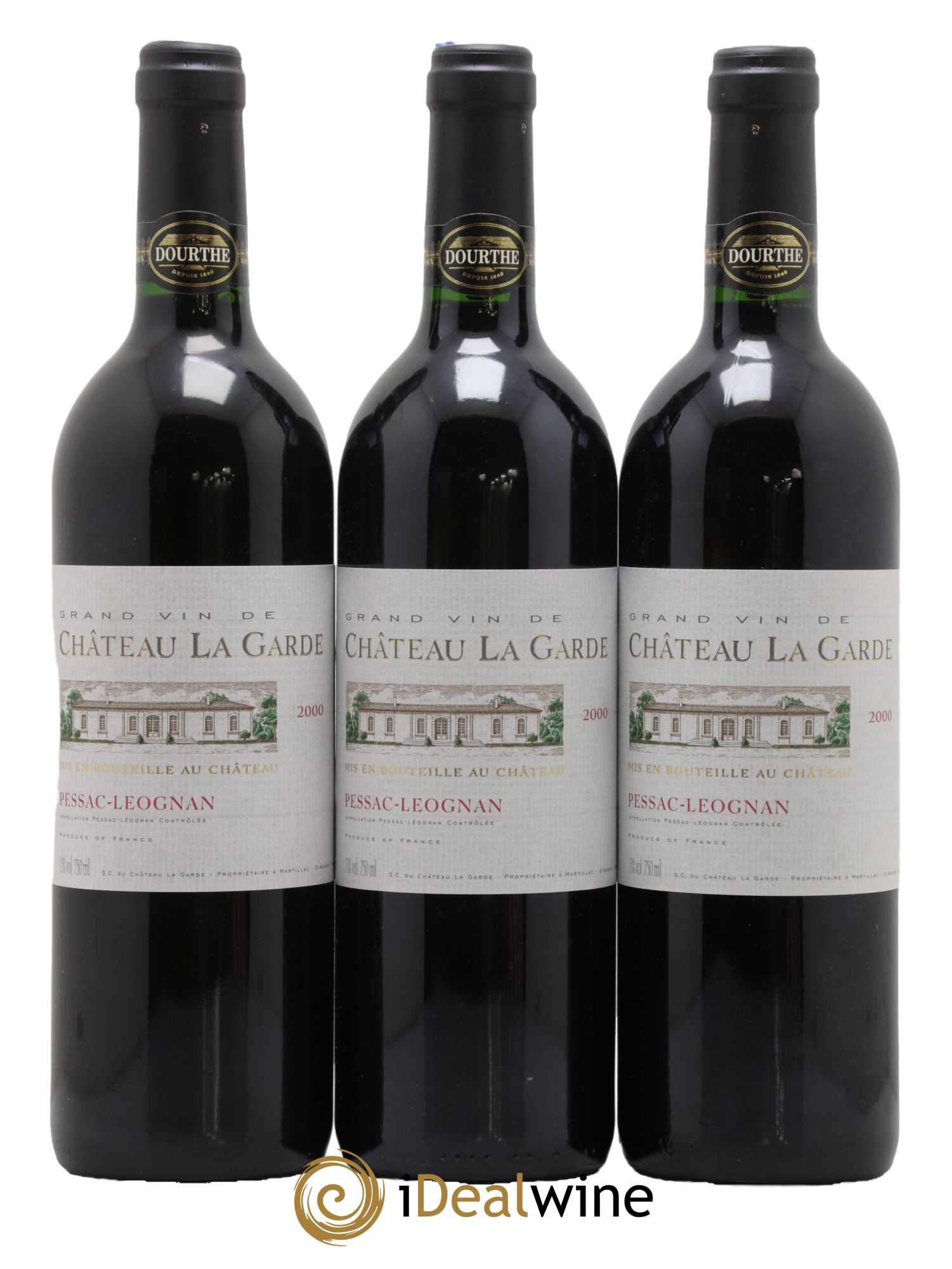 Château la Garde  2000 - Lot de 6 Bouteilles