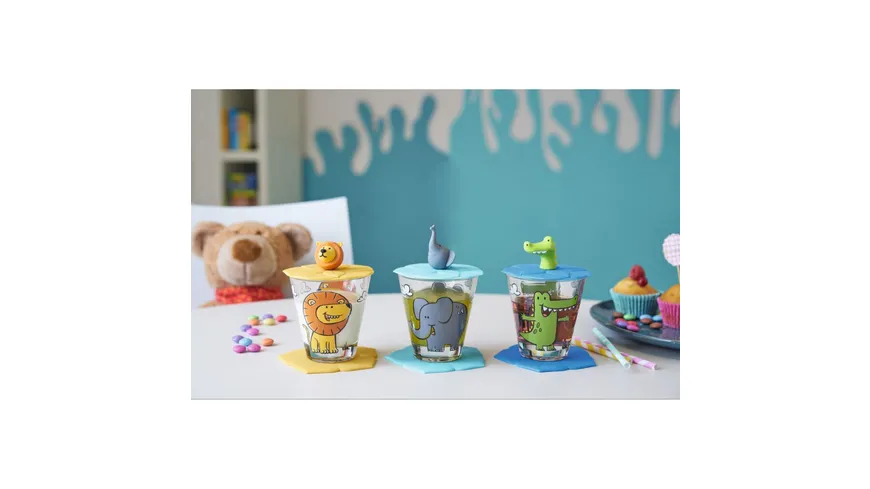 LEONARDO Kindertrinkset Bambini Löwe 3-teilig