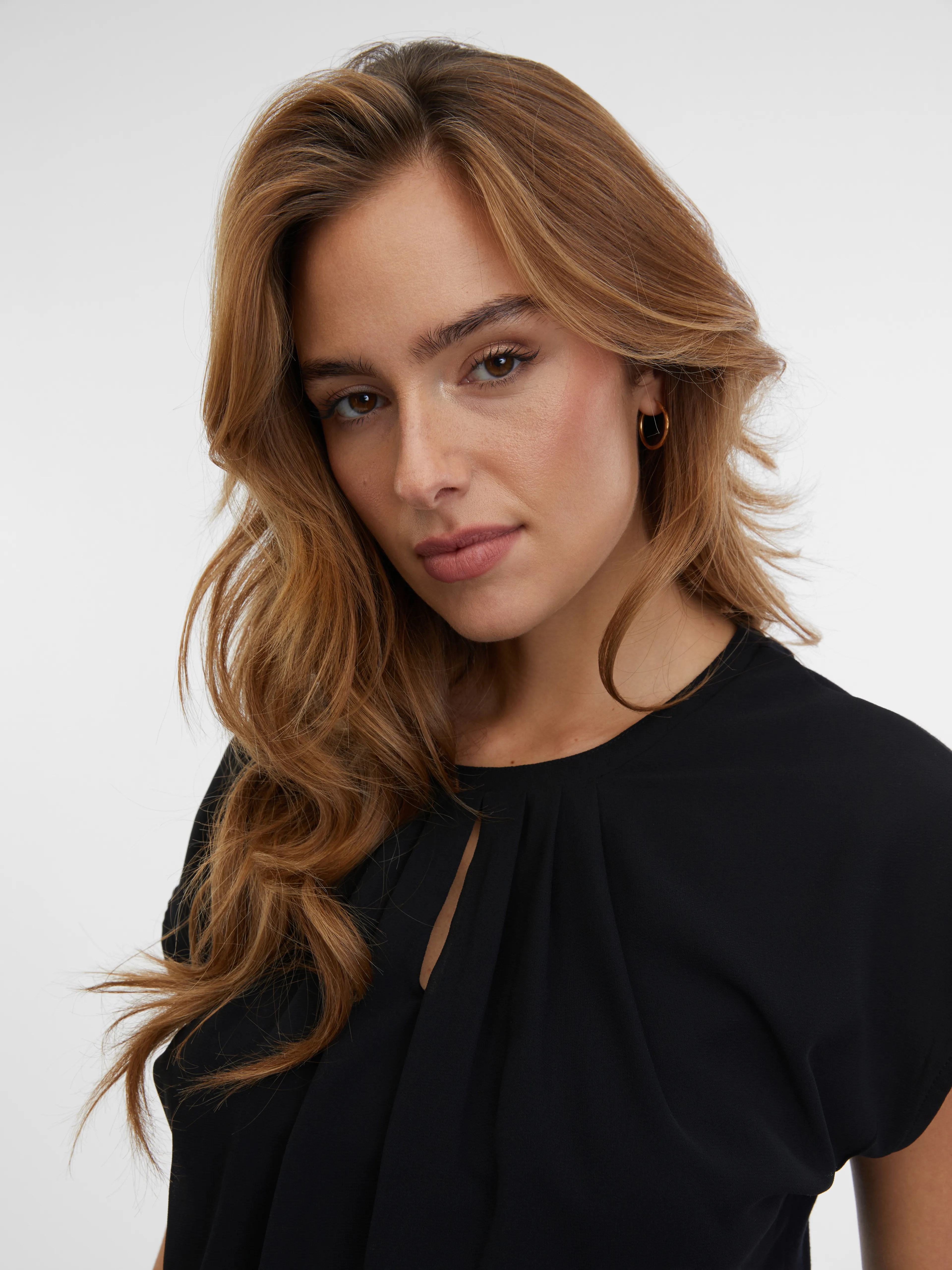 Schwarzes Damen-T-Shirt ORSAY