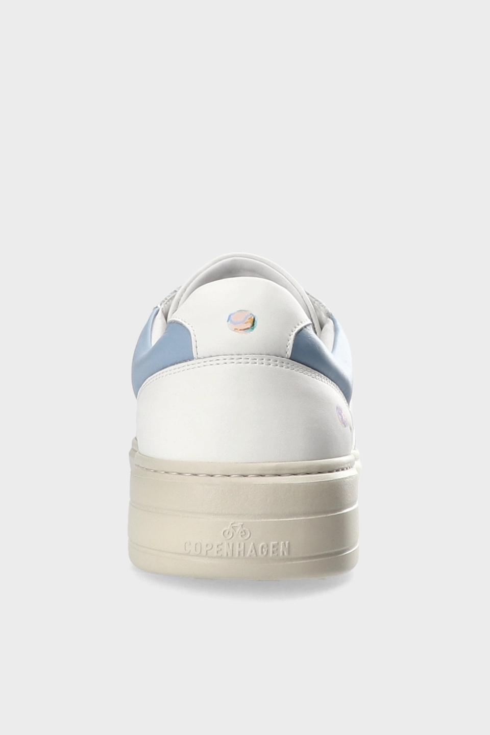 CPH MELBOURNE M - leather - white/light blue