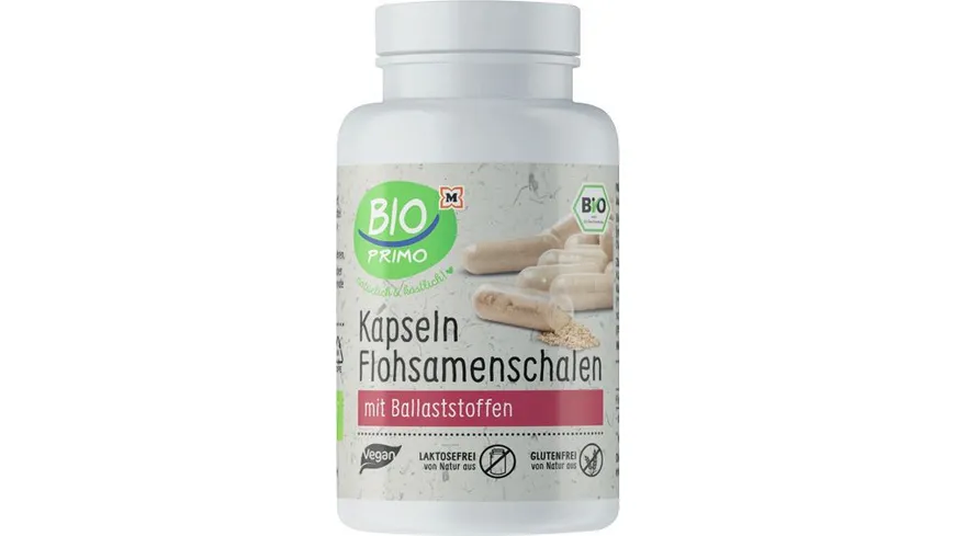 BIO  PRIMO Bio Flohsamenschalen Kapseln