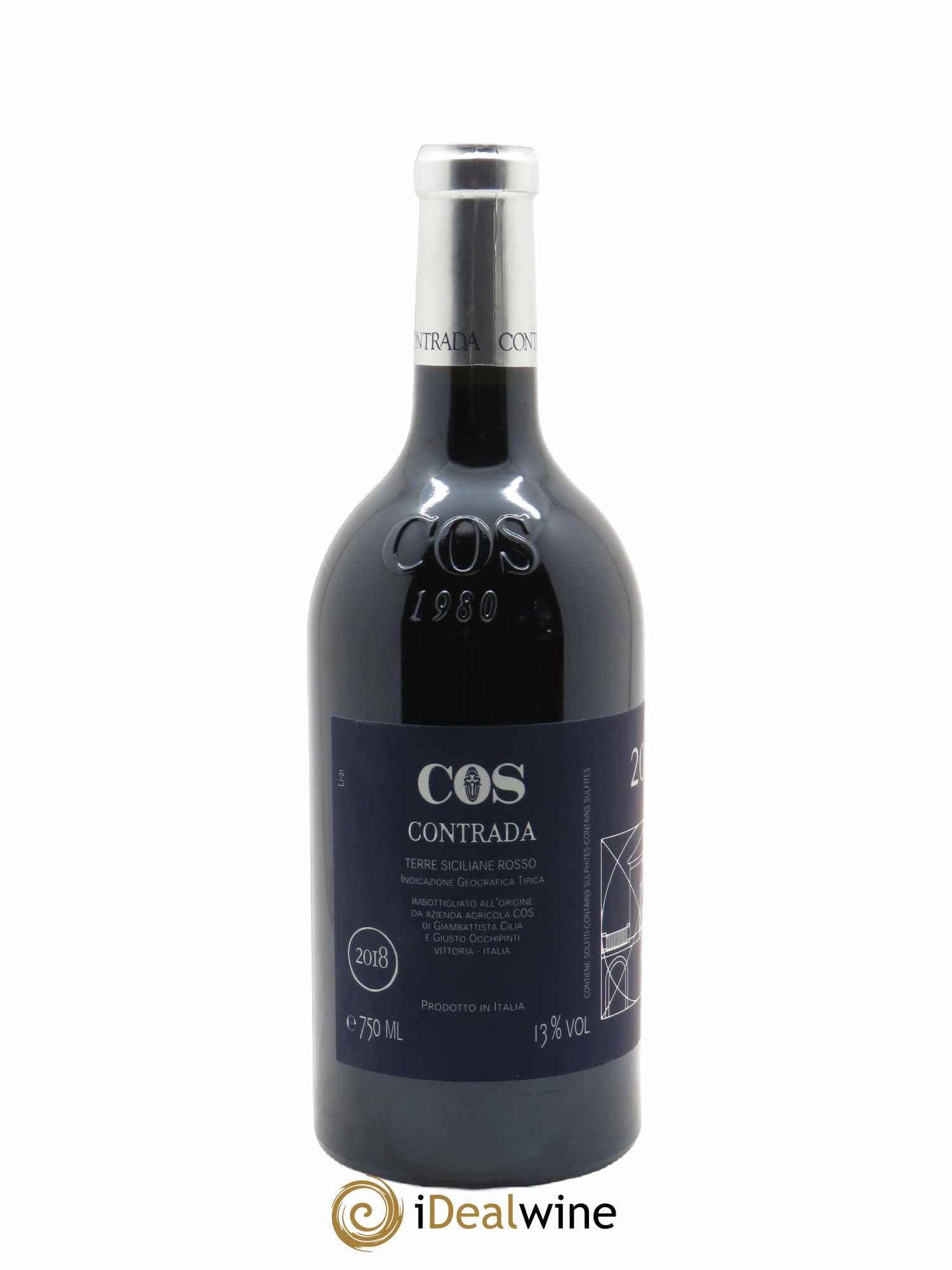 Terre Siciliane Rosso IGT Azienda Agricola Cos Contrada  2018 - Lot de 1 Bouteille