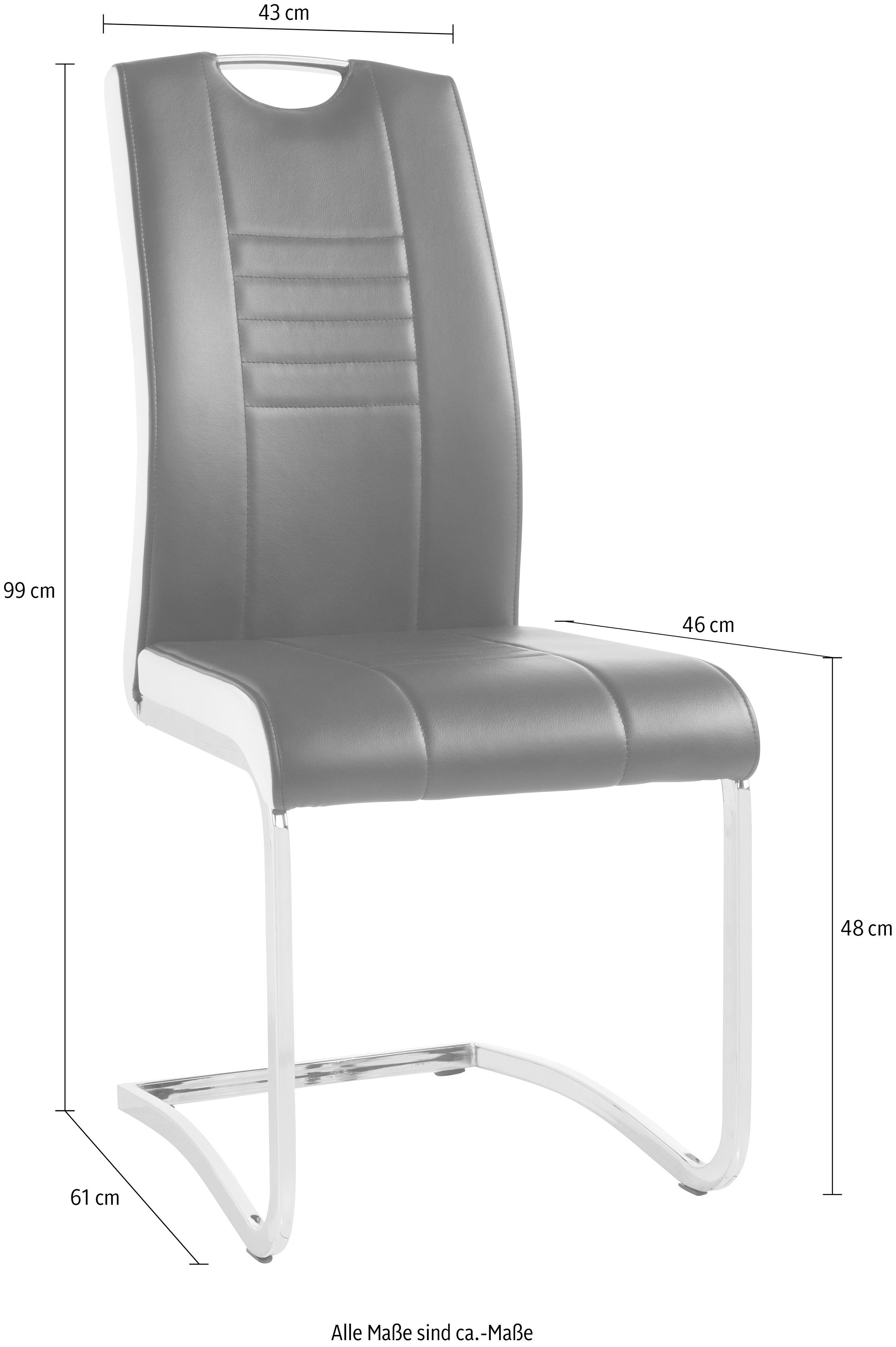 HELA Freischwinger Tabea (Set, 2 St), 2 oder 4 Stück