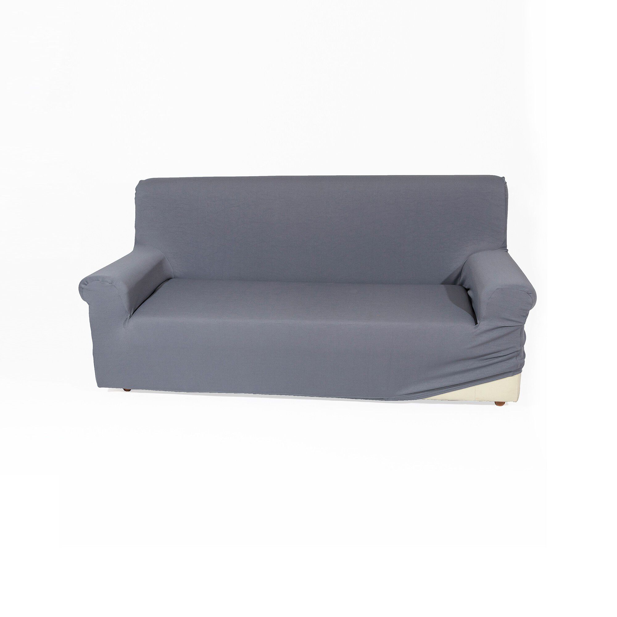 Housse unie fauteuil canapé bi-extensible