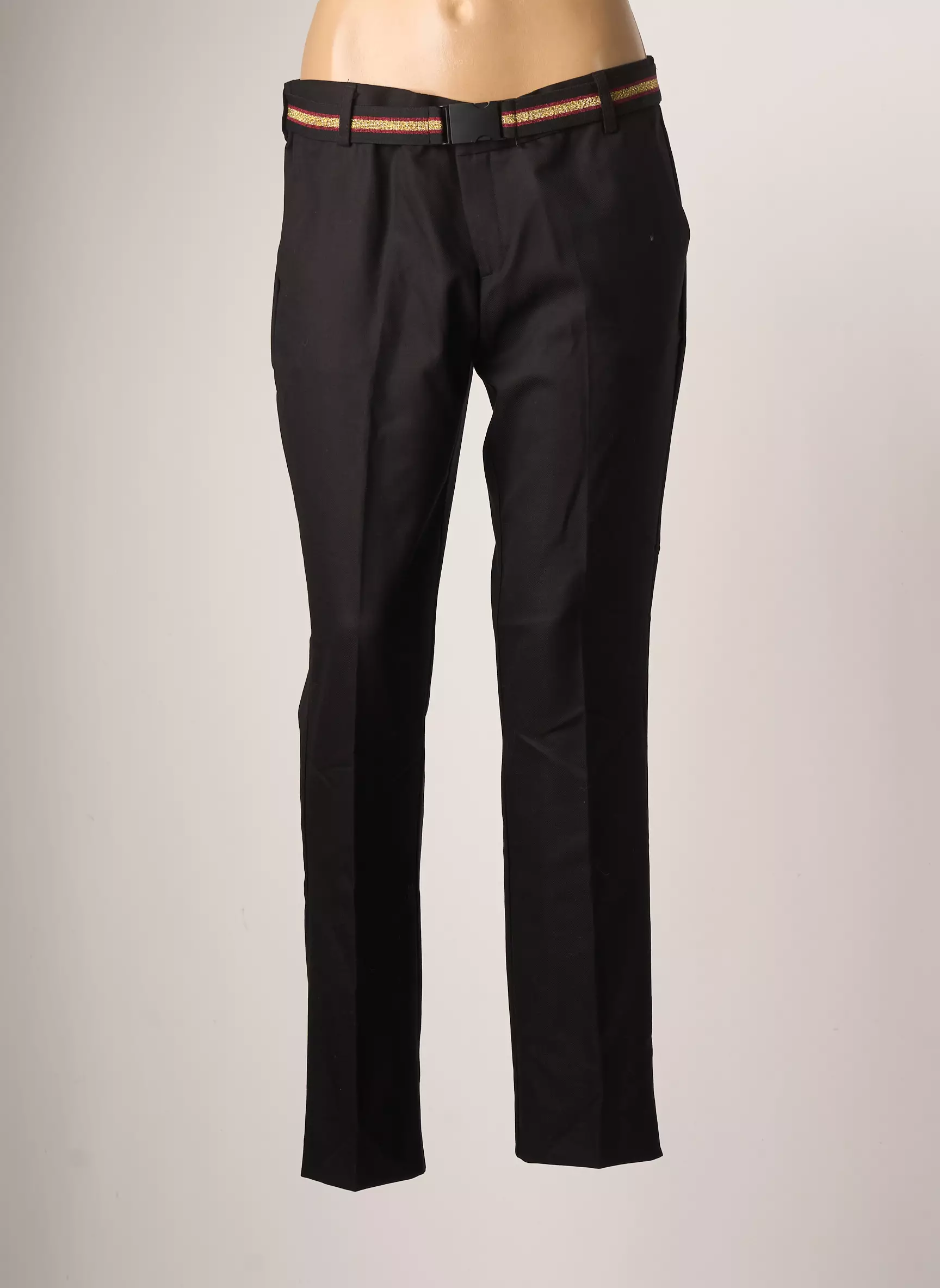 Hod Pantalons Slim Femme couleur noir
