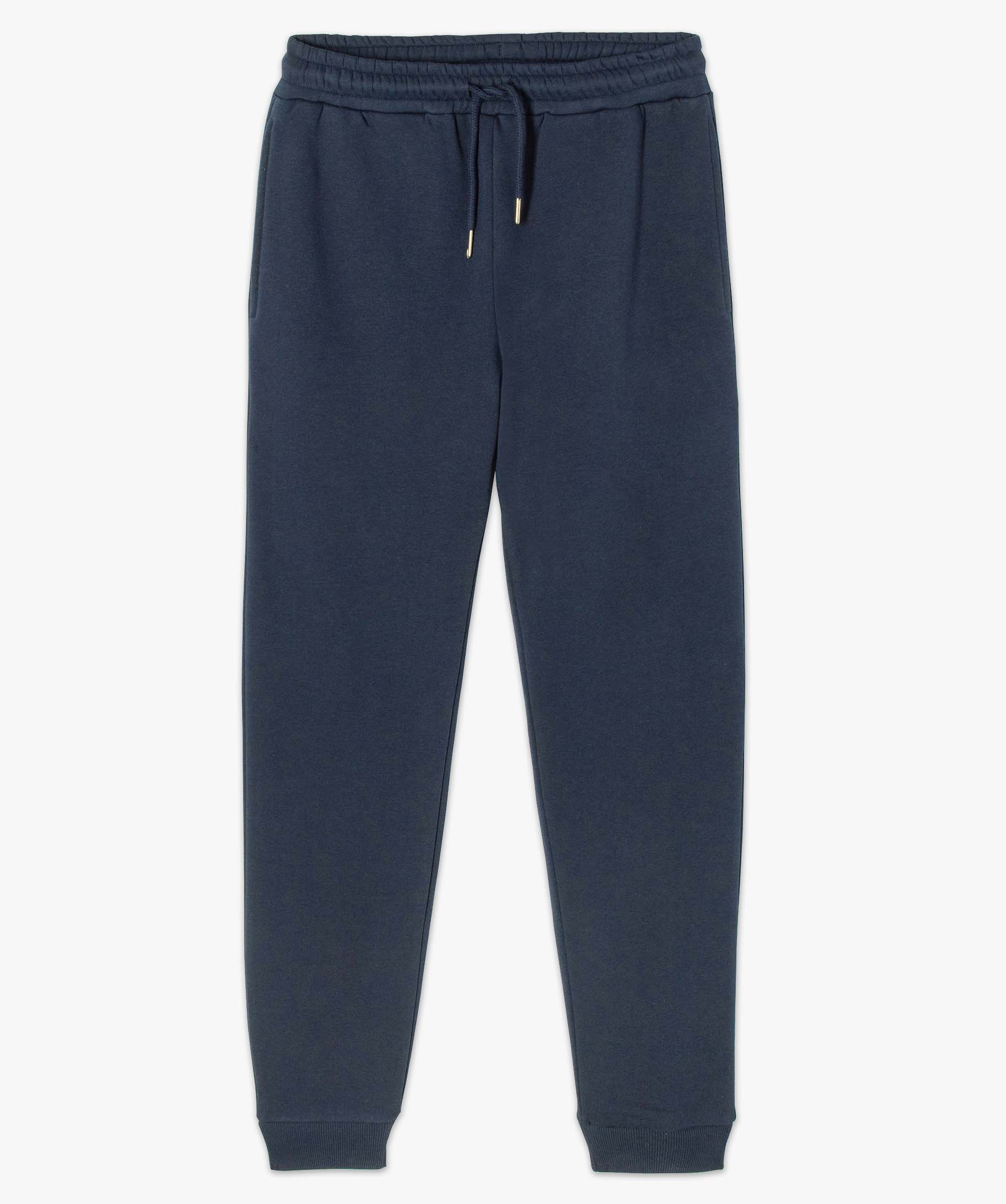 Pantalon de jogging homme molletonné bleu | GEMO