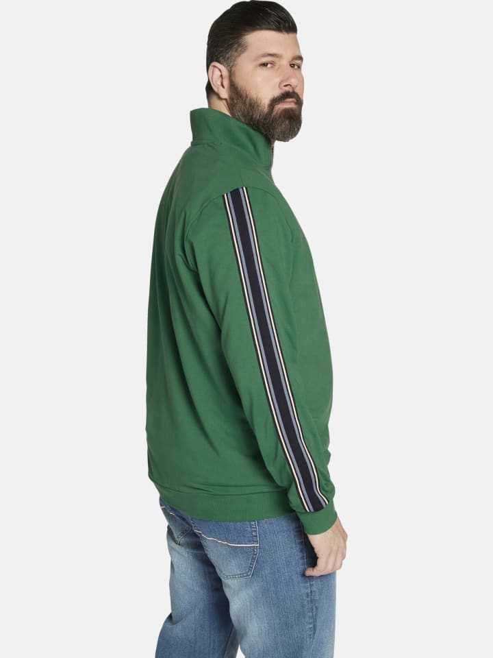 Charles Colby Sweatshirt EARL TIARNAN in dunkelgrün günstig kaufen
