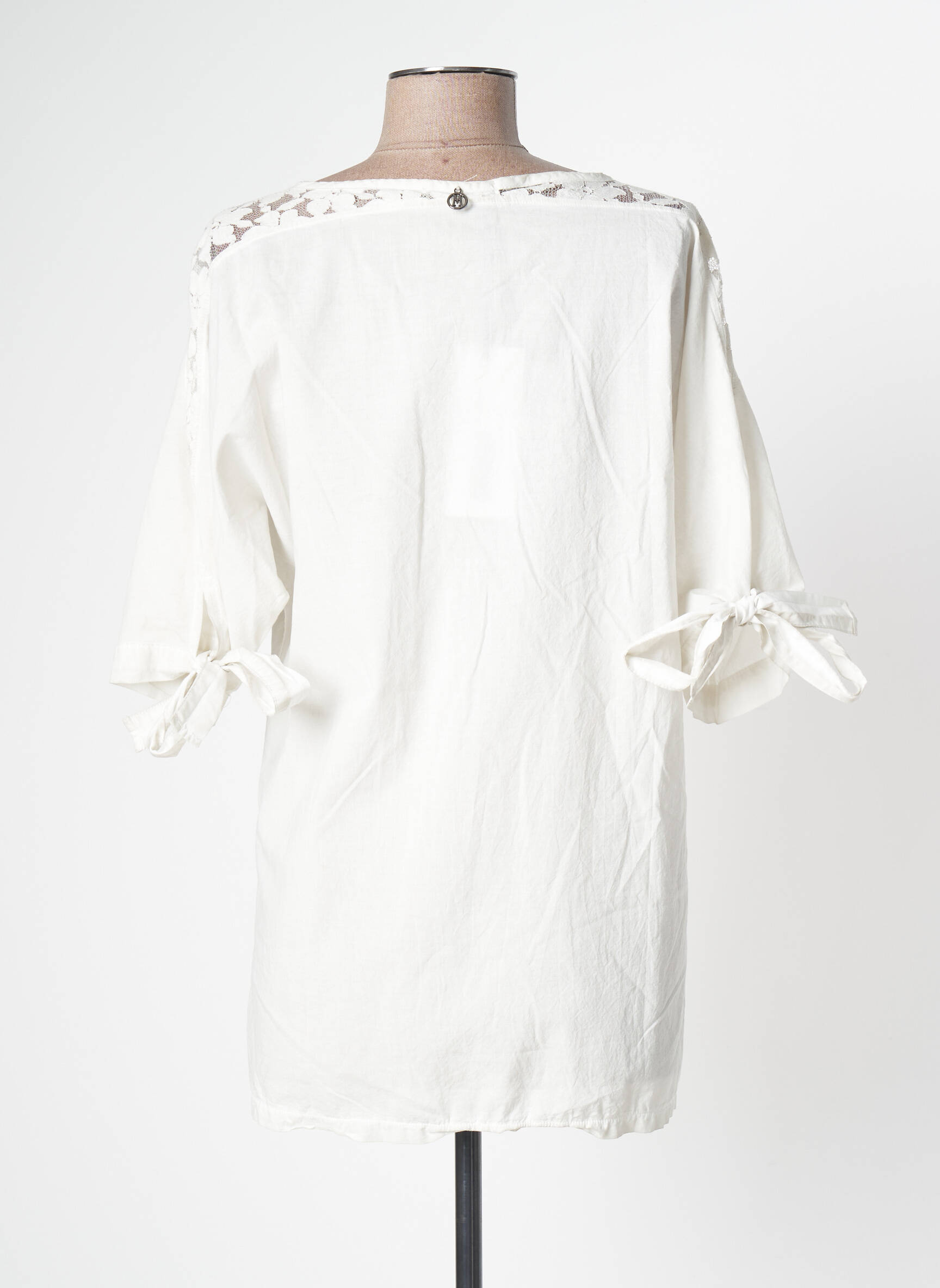 Maloka Tuniquemanchecourte Femme couleur blanc