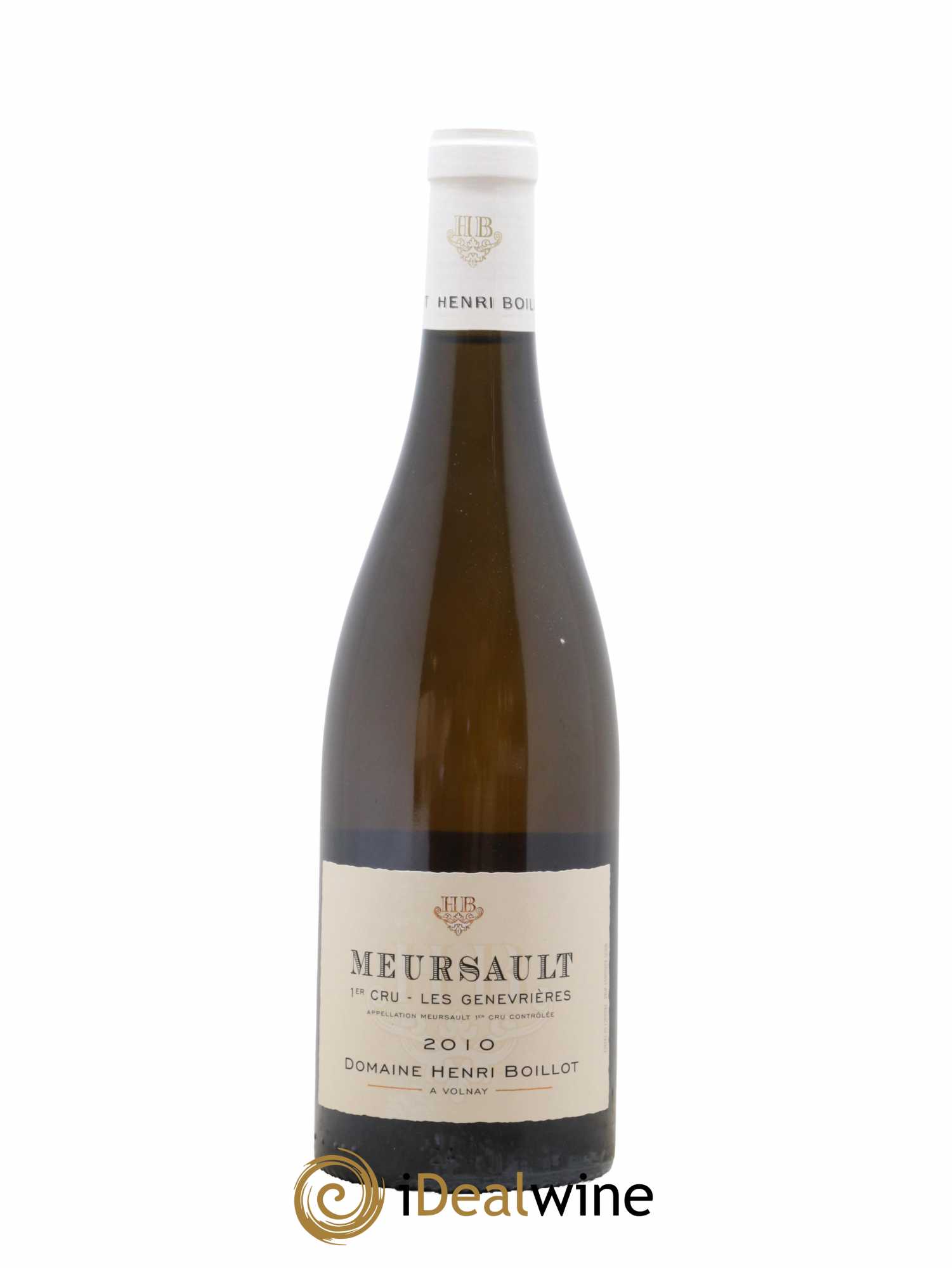 Meursault 1er Cru Les Genevrières Henri Boillot (Domaine)  2010 - Lot de 1 Bouteille