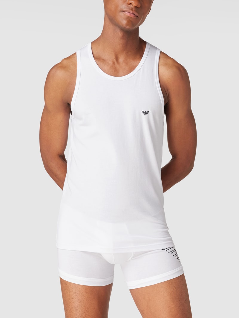 Tanktop mit Stretch-Anteil in weiß