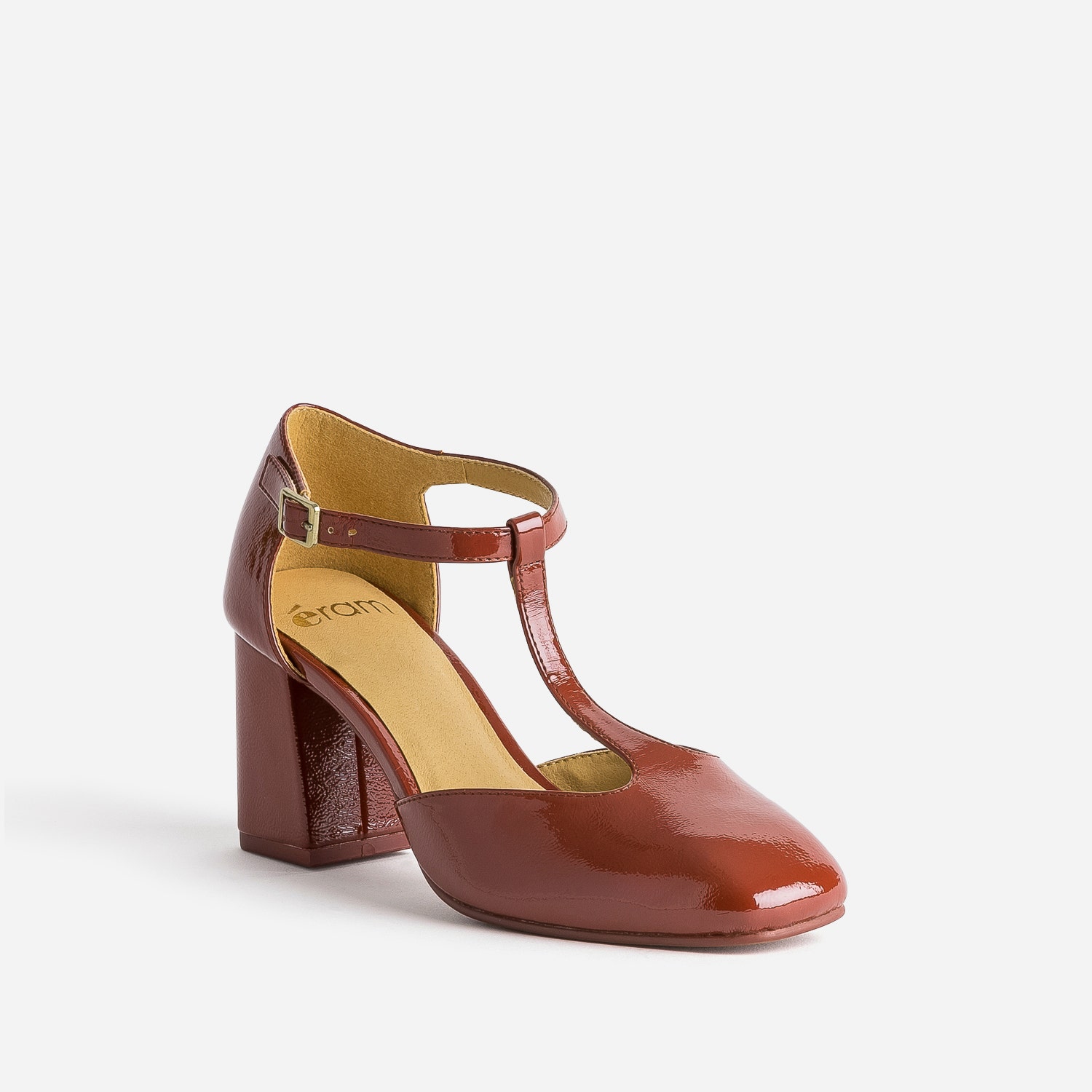 Babies salomé cognac vernie à talon