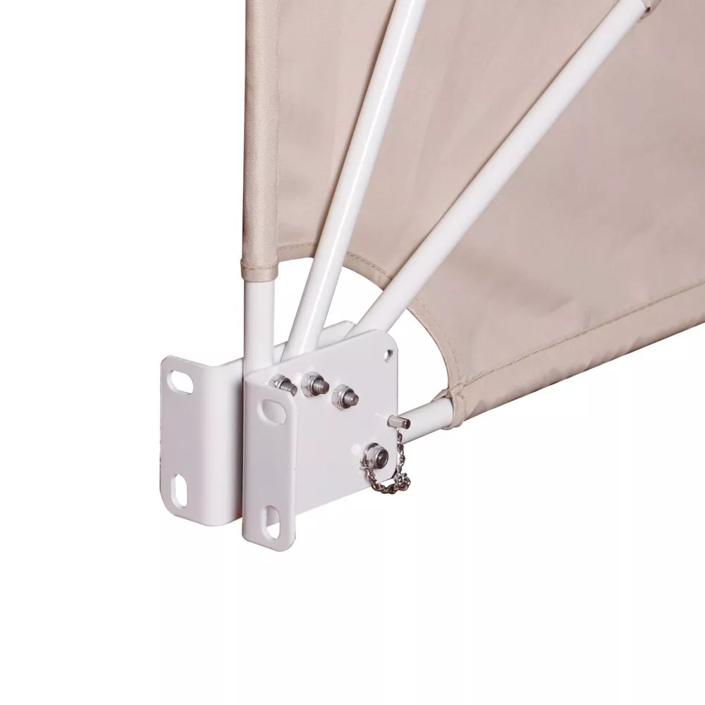 Never Indoor Seitenmarkise - ca. 160 x 160 cm, Beige