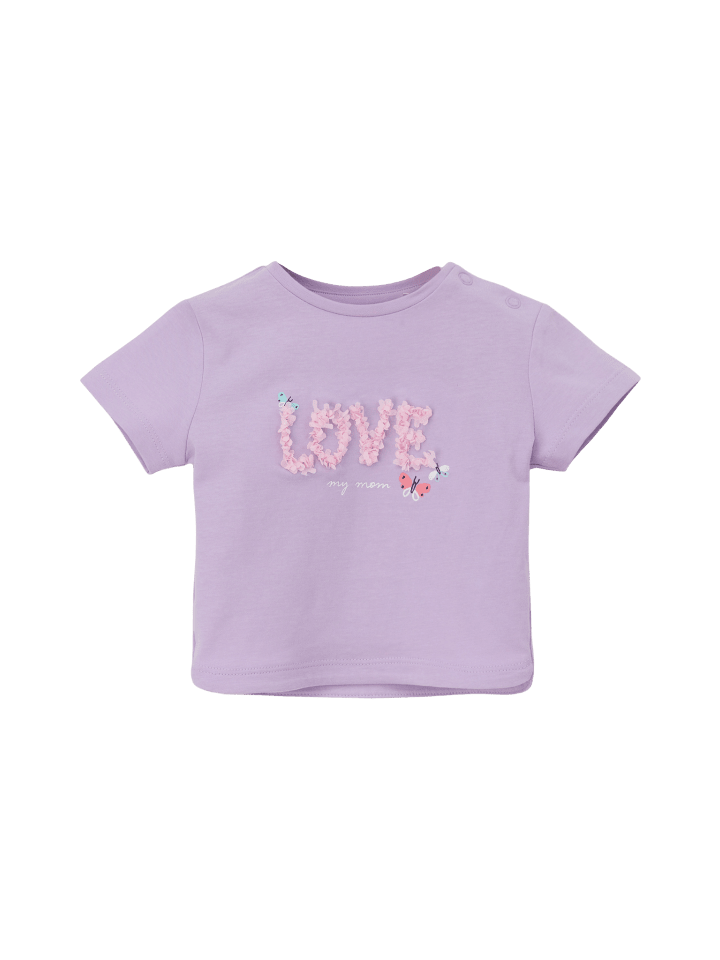 s.Oliver T-Shirt kurzarm in Lila günstig kaufen