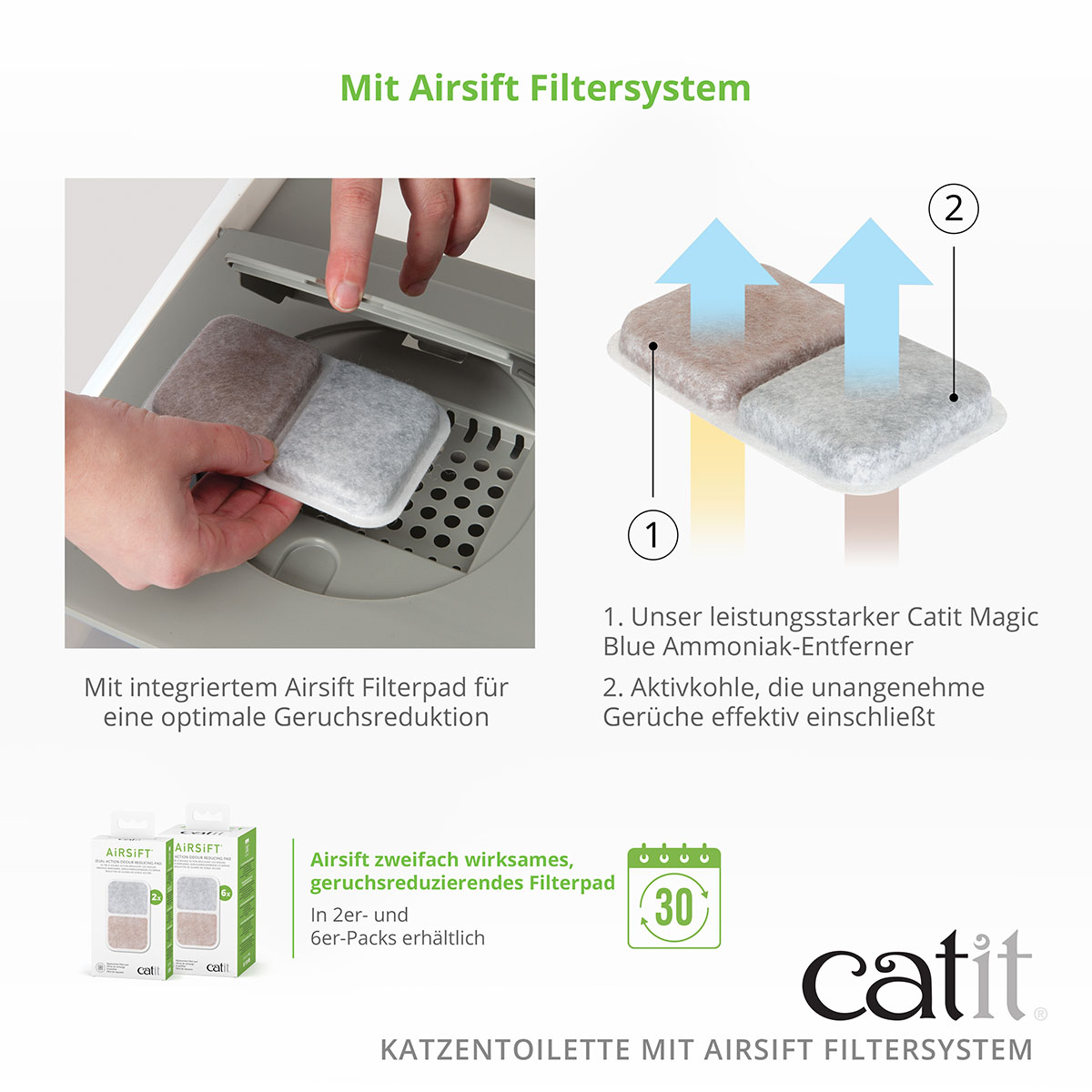 Catit Katzentoilette mit Abdeckung günstig kaufen