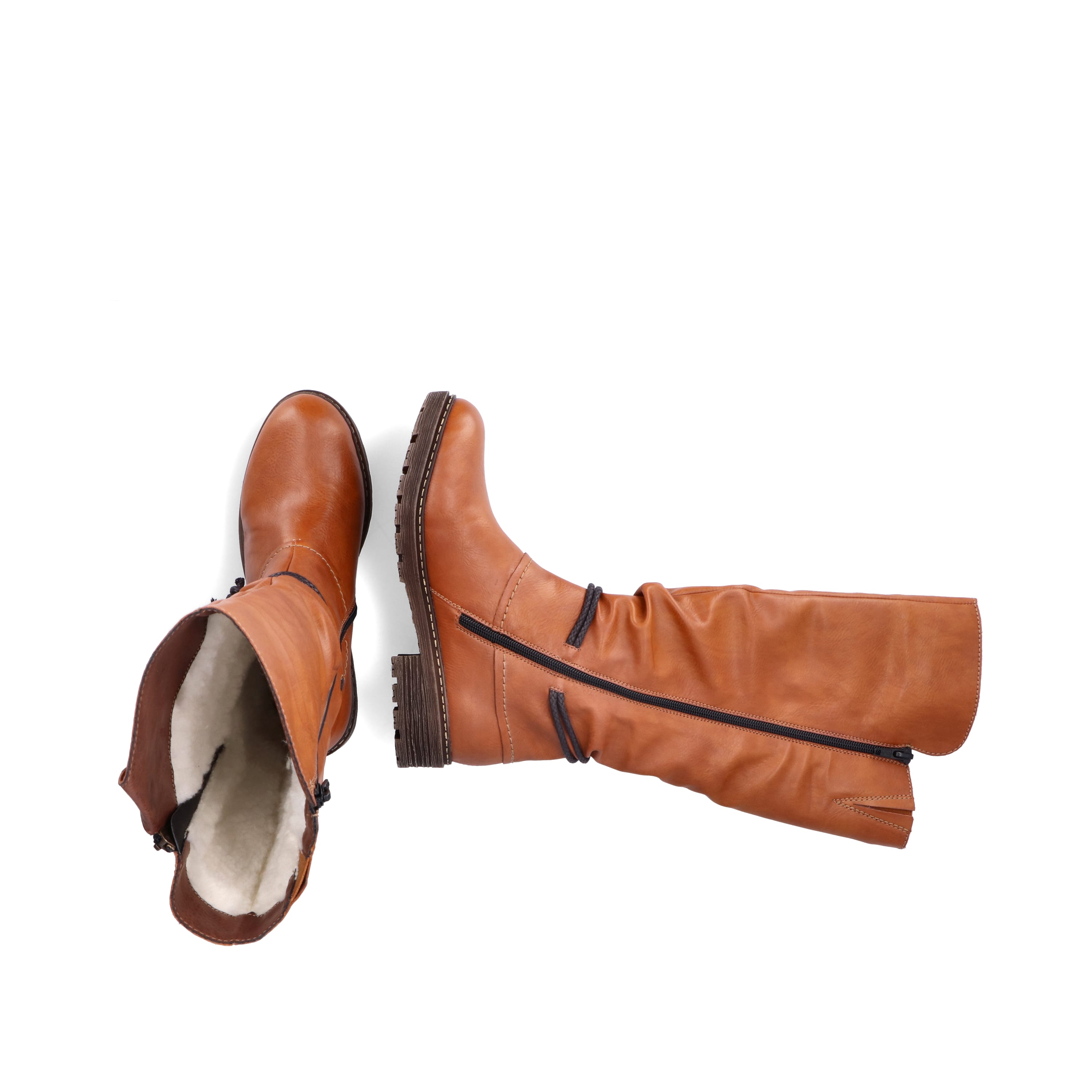 Rieker Damen Hochschaftstiefel karamellbraun