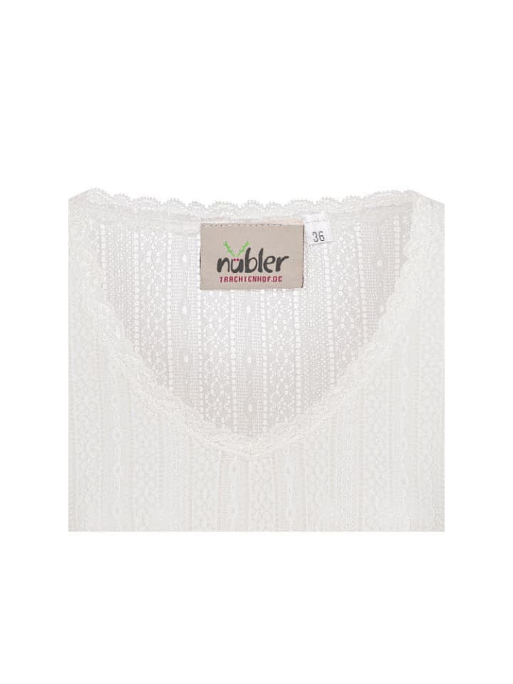 Nübler Dirndlbluse Kurzarm Jutta in Creme günstig kaufen