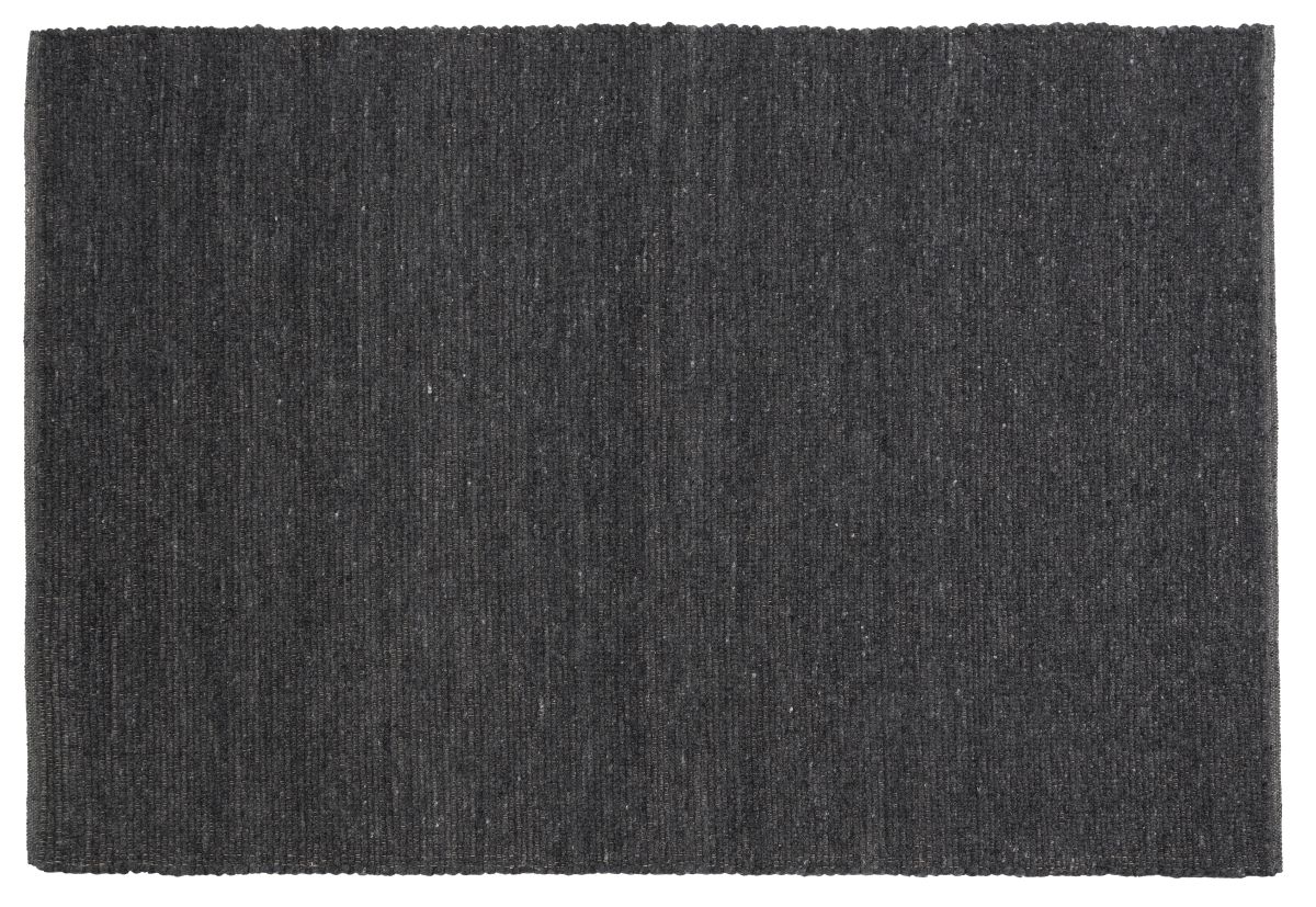 Handwebteppich Alpina Twins Anthrazit 130 x 200 cm