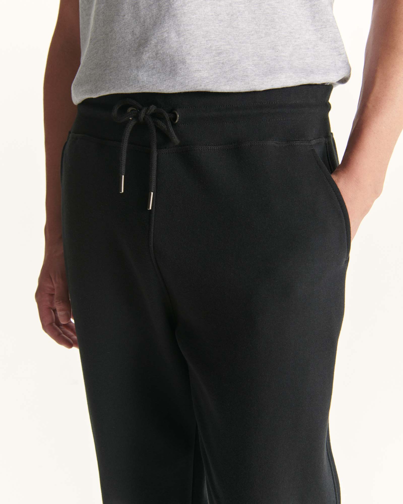 Jogpant homme en coton biologique Noir Santiago
