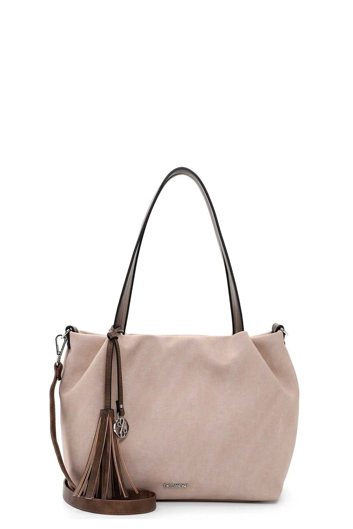 Emily & Noah  Handtasche - Rosa - Unifarben