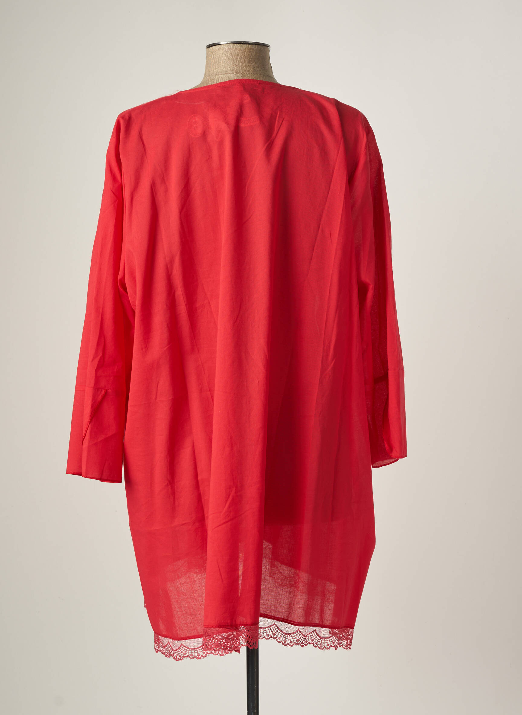 Franck Anna Tuniquemanchelongue Femme couleur rouge