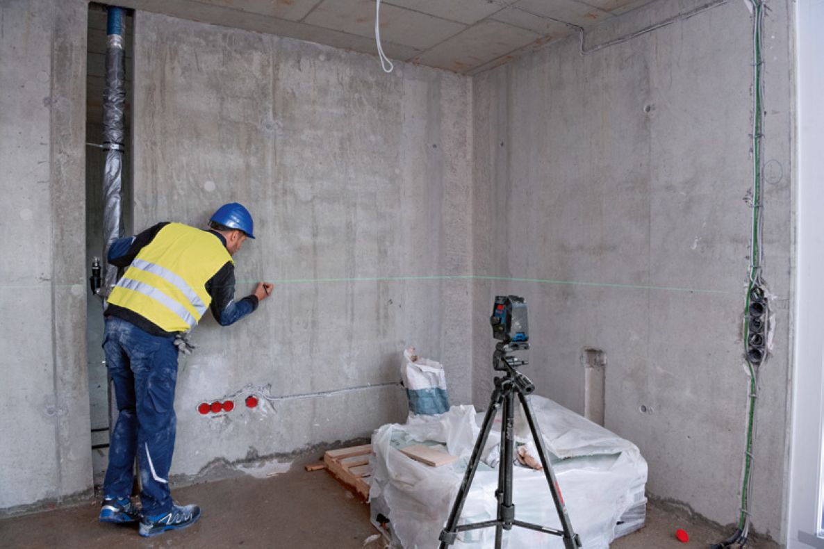 Bosch Blue 0601066M00 GCL 2-50 G Kombilaser Grøn med Punktlaser og Linjelaser