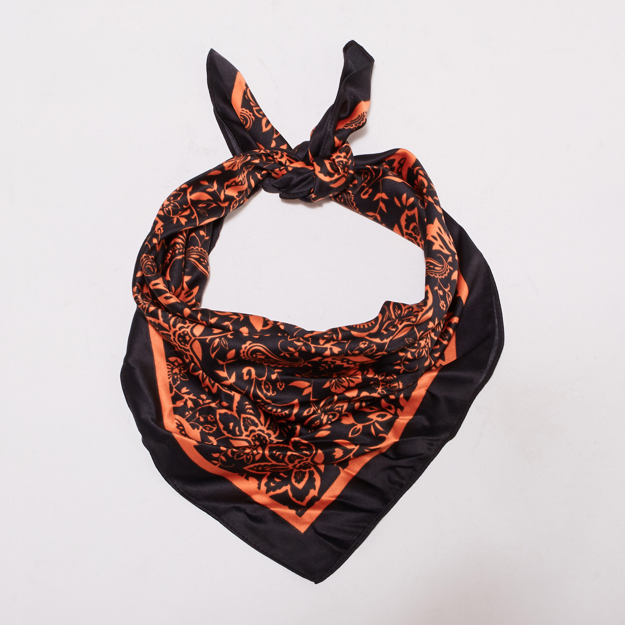 Foulard carré noir femme | Cache Cache