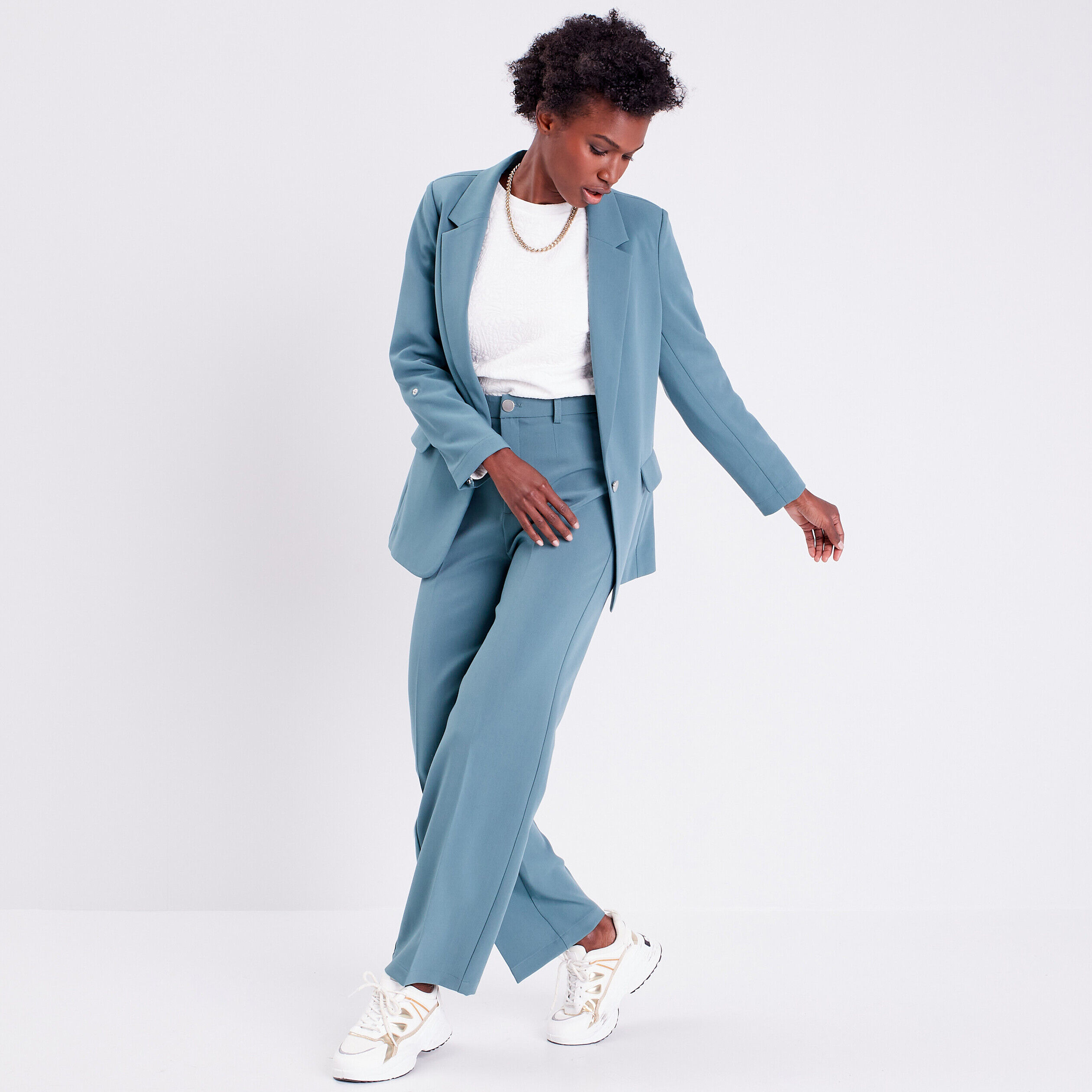 Sweat manches longues ecru femme | Cache Cache