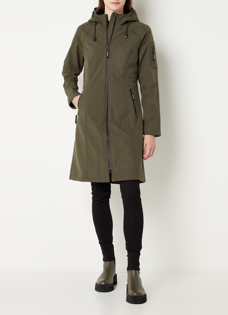 Ilse Jacobsen Rain37L softshell rain jacket with sealed zipper