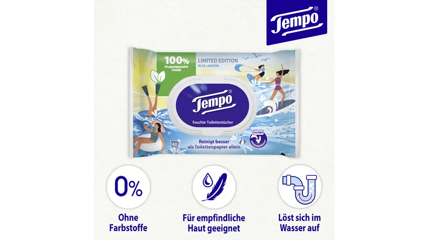 Tempo feuchte Taschentücher Limited Edition
