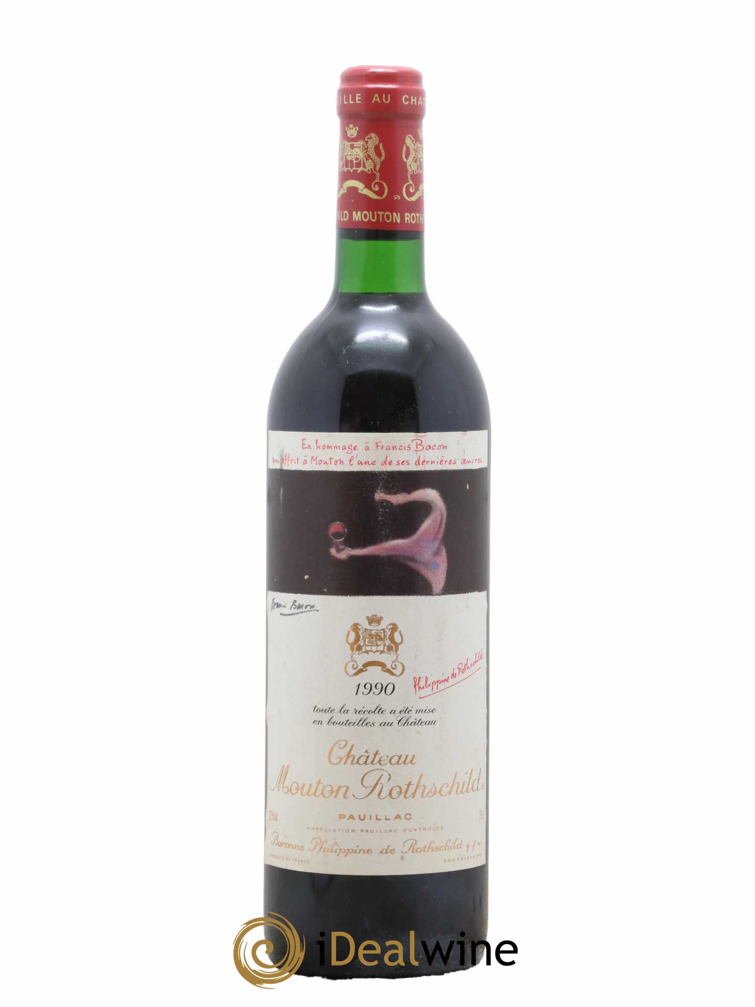 Château Mouton Rothschild 1er Grand Cru Classé  1990 - Lot de 1 Bouteille